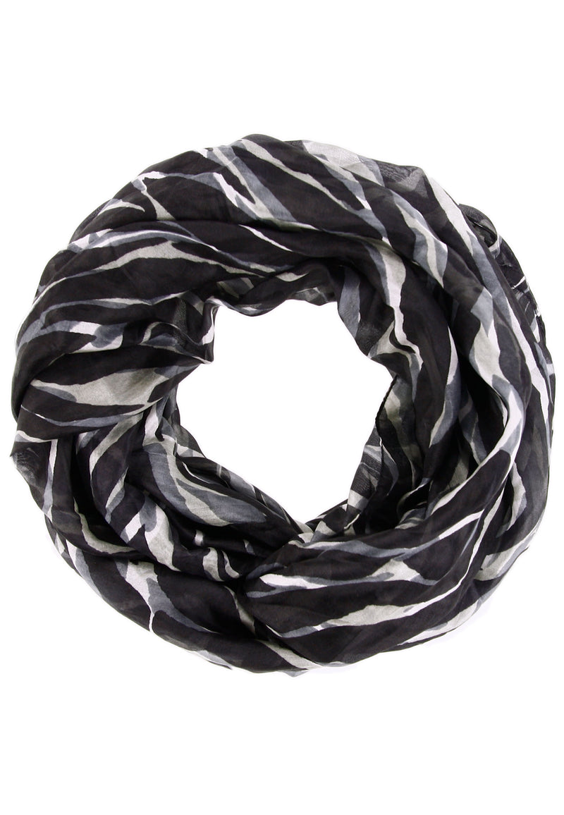 Alma silk loop scarf