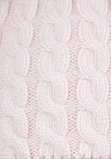Arran knitted braid beanie