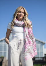 Gloria - thin scarf, linen