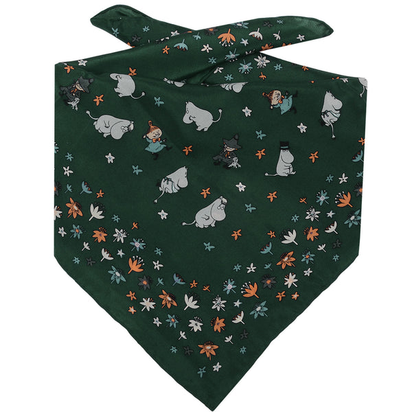 Moomin Flower Silk Scarf