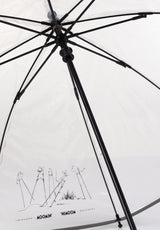 Muumi Tikapuut sateenvarjo 3M heijastavalla reunalla musta 6G