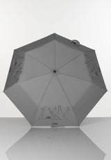 Edullinen kokoontaitettava Muumi Puutarha sateenvarjo 3M heijastava tikapuut harmaa 2E