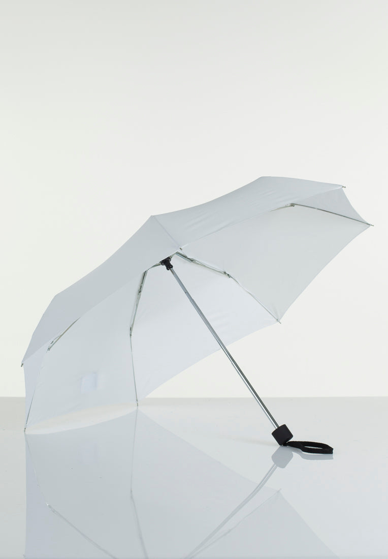 Lasessorrain-Edullinen kokoontaitettava sateenvarjo - 8790-Valkoinen-Sivusta