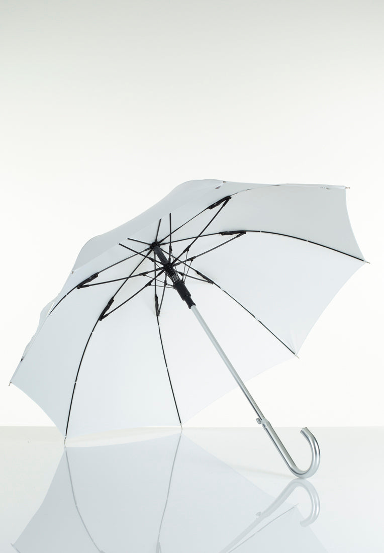 Lasessorrain-Automaattinen pitkä sateenvarjo - 8774-Valkoinen-Sivusta