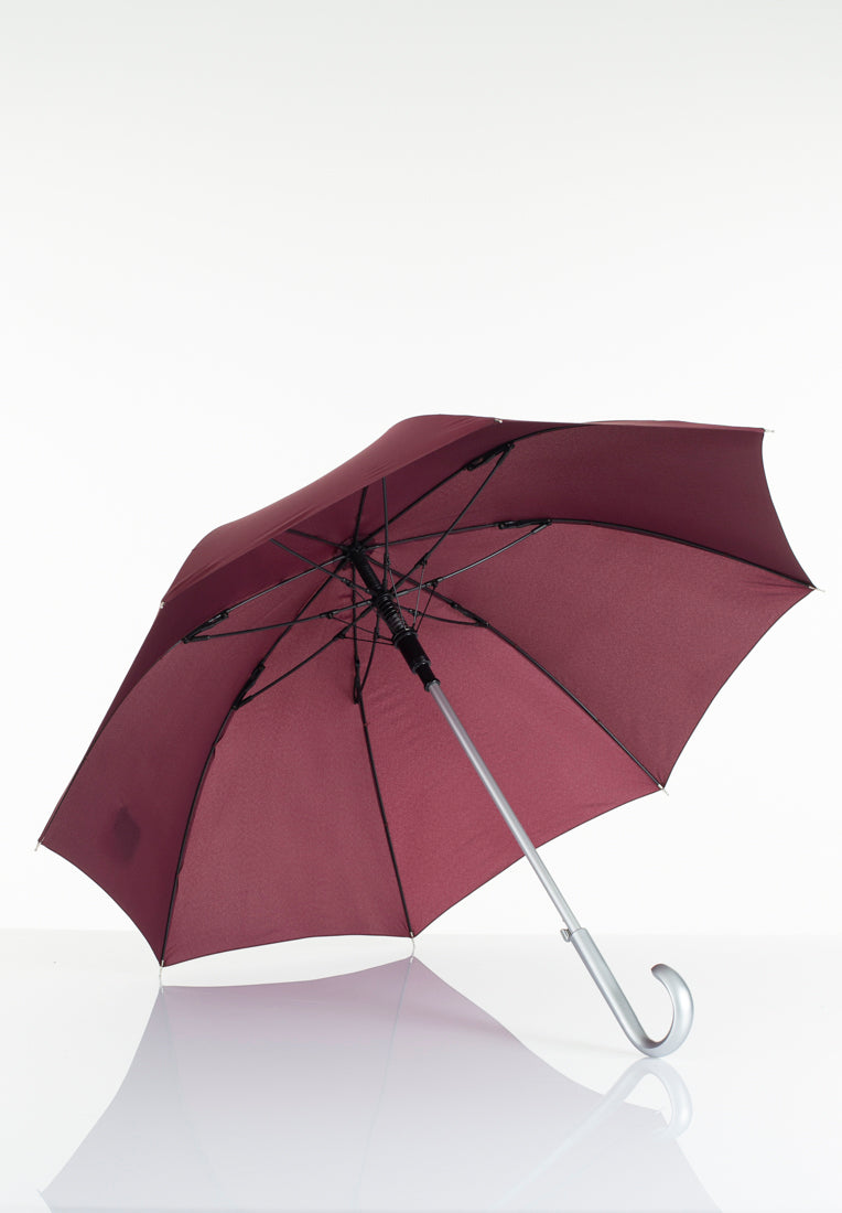 Lasessorrain-Automaattinen pitkä sateenvarjo - 8774-Viininpunainen-Sivusta