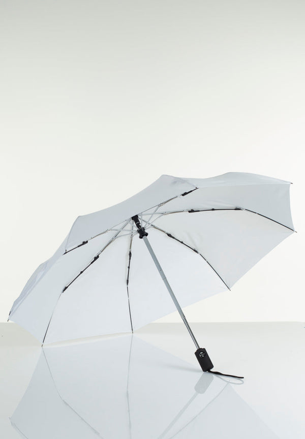 Lasessorrain-Täysautomaattinen kokoontaitettava sateenvarjo - 8772-Valkoinen-Sivusta
