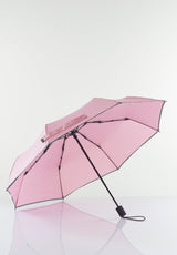 Lasessorrain-Kestävä kokoontaitettava sateenvarjo heijastavalla reunalla - 8775R-Rosa-Sivusta