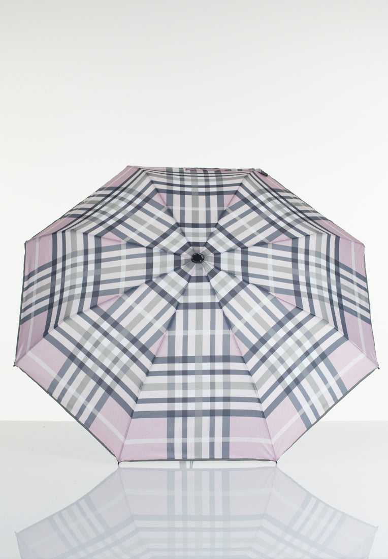 Lasessorrain-Kestävä kokoontaitettava sateenvarjo heijastavalla reunalla - 8775R-edesta