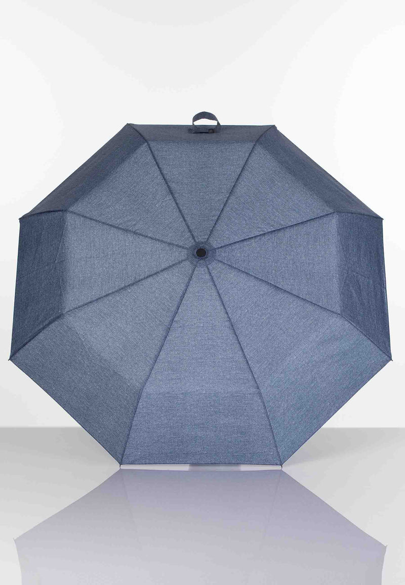 Lasessor rain täysautomaattinen kokoontaitettava sateenvarjo 3M heijastavalla reunalla Denim 2E
