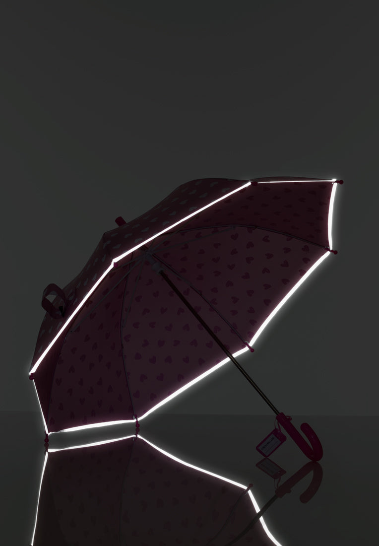 Lasessor rain Lasten Turvallinen Sateenvarjo 1D heijastavalla reunalla pimeässä