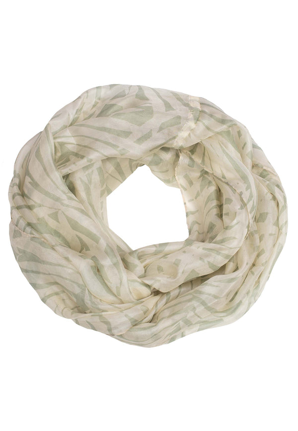 Lulu silk loop scarf