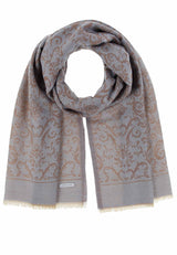 Ornamental wool scarf