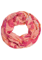 Peony lyocell tube scarf
