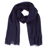 varna huivi villahuivi tasokuva scarf lasessor kotimainen sininen