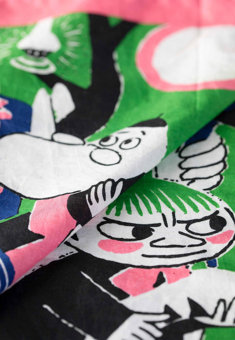 Moomin Number One-Three cotton scarf